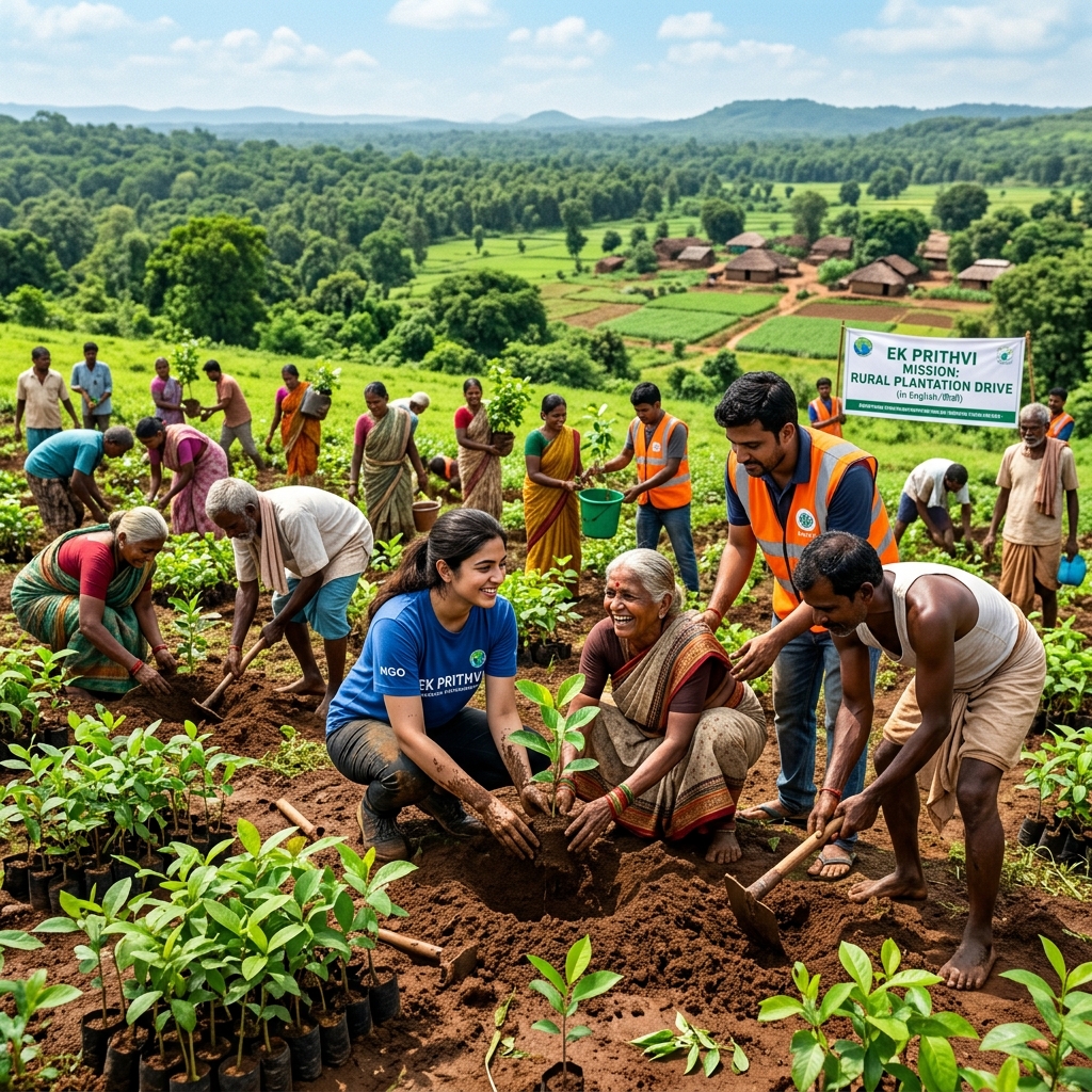 Harit Bharat Plantation Drive